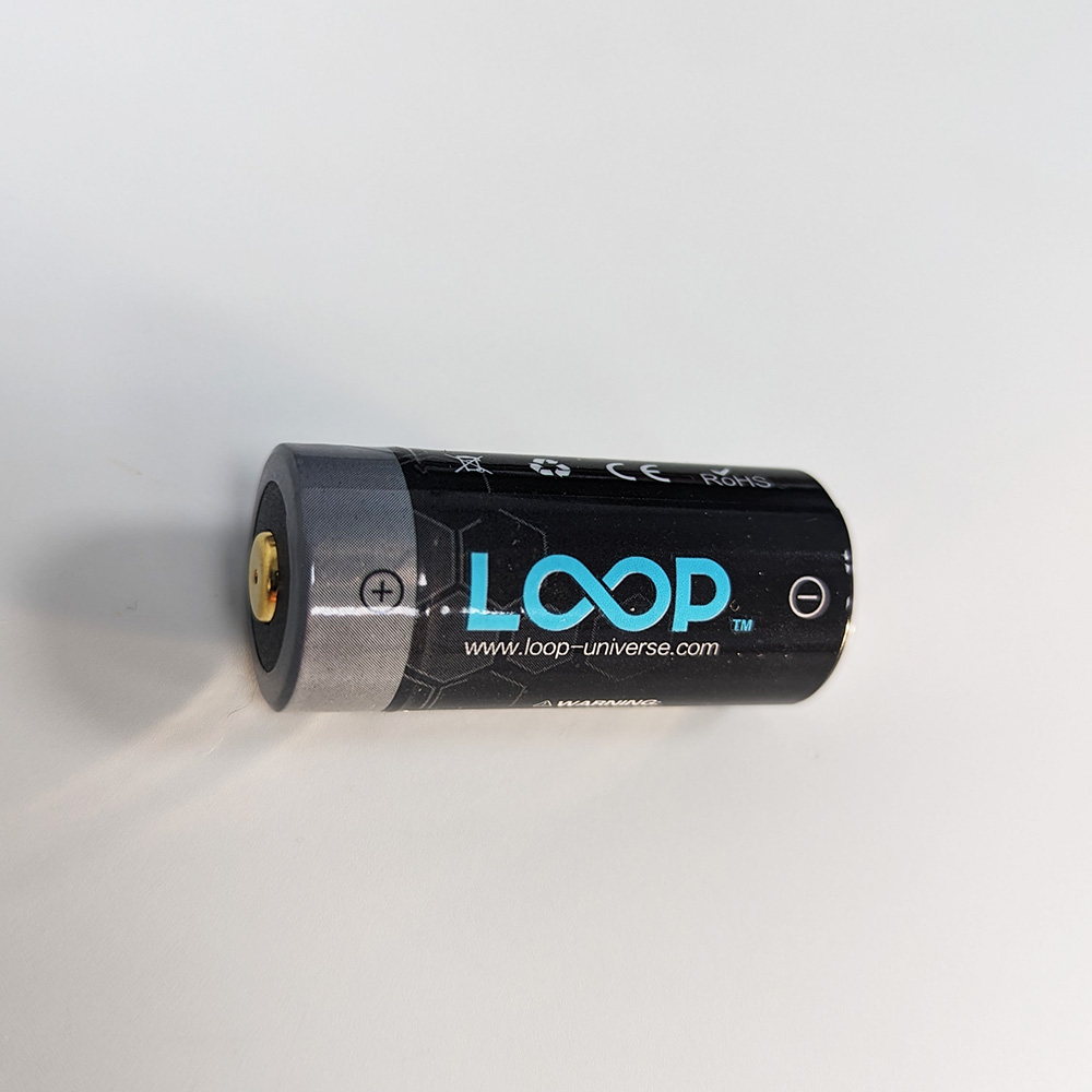 LOOP 18350 3.7V USB-C 可充電鋰電池  限隨手電筒加購