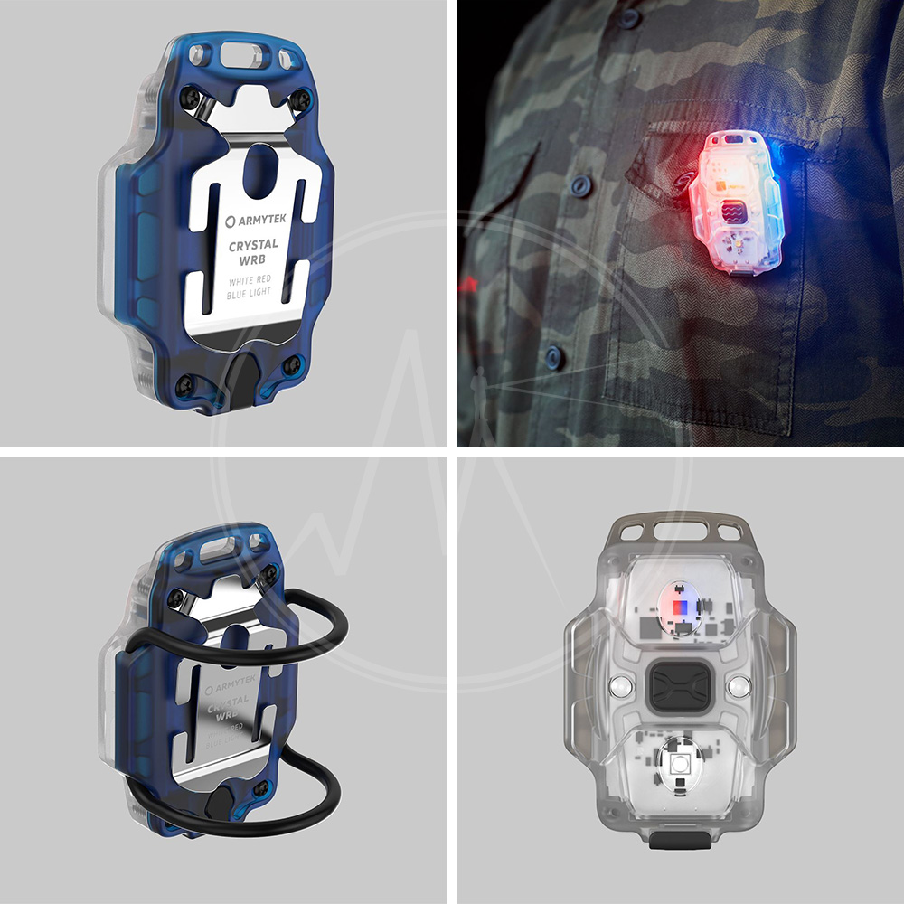 加拿大 Armytek CRYSTAL WRB USB-C 多功能頭燈 鑰匙扣燈 警示燈 帽沿燈 單車燈 2024新版