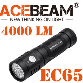 【停產】ACEBEAM EC65 4000流明強光USB直充便攜高顯色手電21700