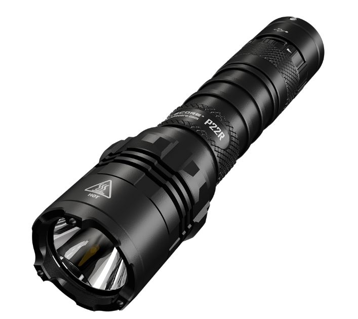 【停產】(含電池) Nitecore P22R 1800流明  262米 一鍵爆閃 執法警用 戰術手電筒