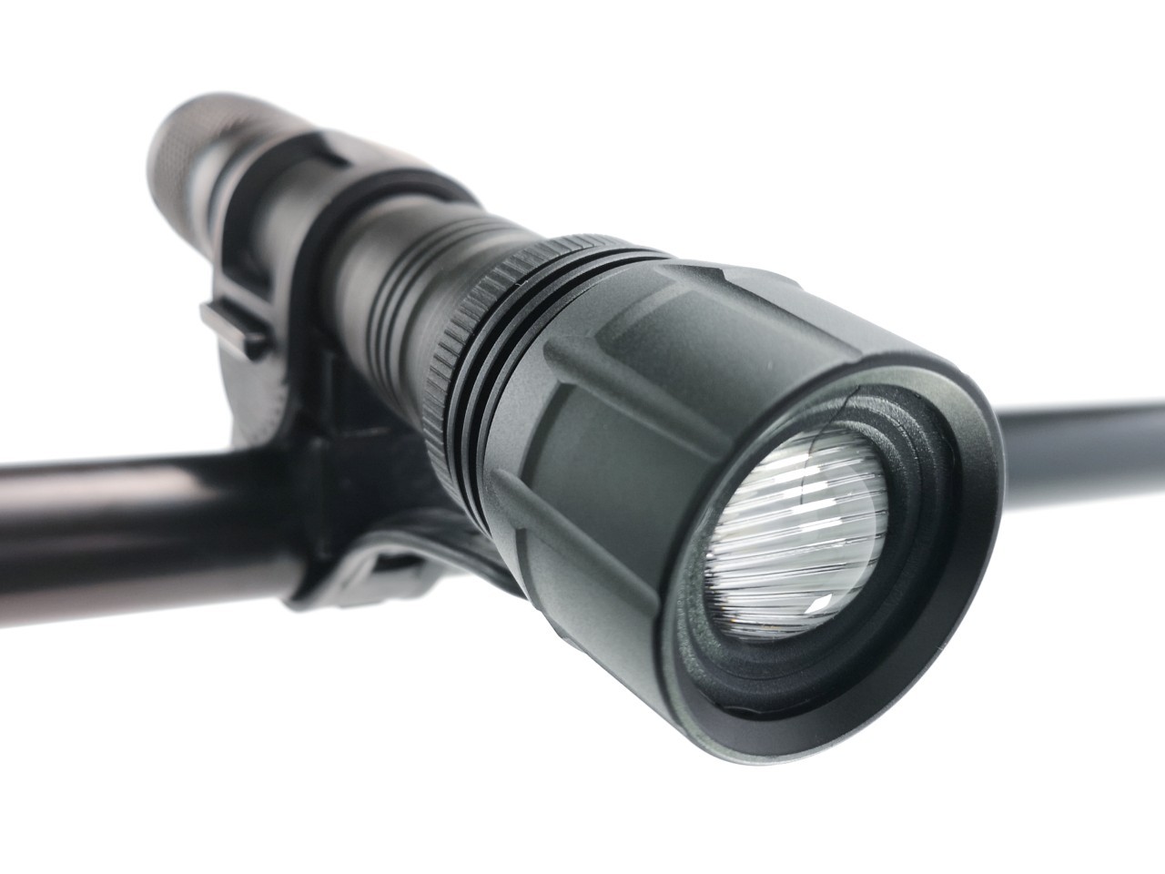 PSK BIKELIGHT 調焦 水平截止線 1300流明 腳踏車燈 18650手電筒 套組含電池車夾