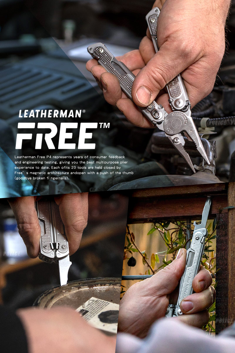 【停產】美國 Leatherman FREE P4 21式 多功能工具鉗 #832642 公司貨 保固25年 