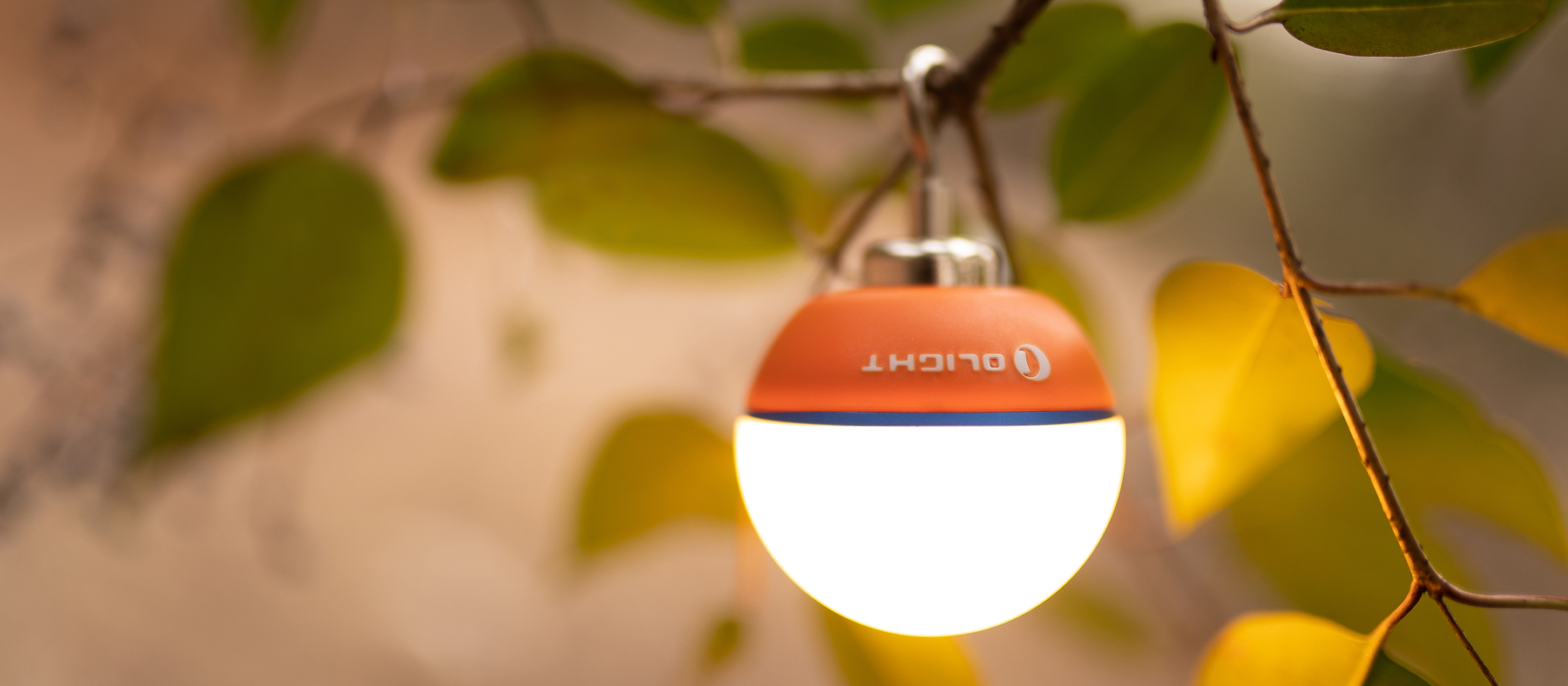 【限量橘色】Olight Obulb 寶貝球燈 暖白光55流明/紅光 4種模式 尾部磁吸 方便充電 防水 露營燈 小夜燈 聖誕樹裝飾 聖誕禮物 交換禮物