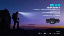 Olight H16運動跑步燈新一代感應調光強光USB充電頭燈500流明