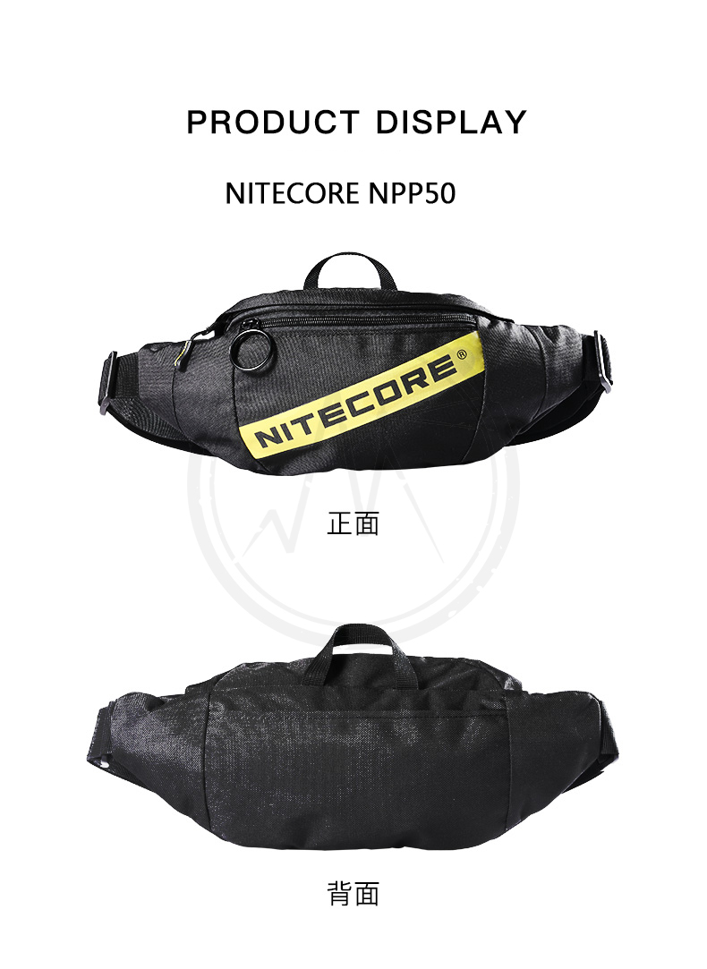 新品NEW NITECORE NPP50 休閒通勤小包 胸掛包 腰包 防潑水面料