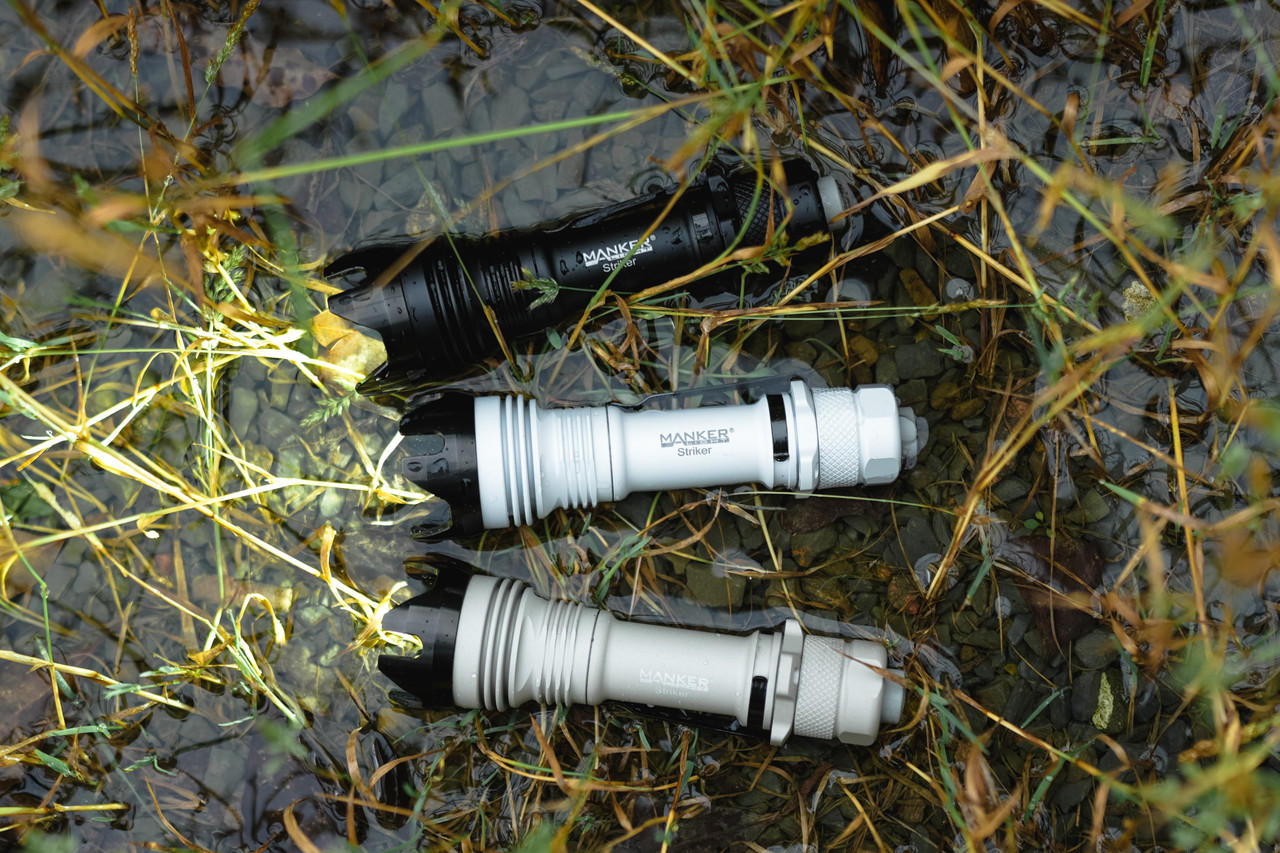 Manker Striker 前鋒 2300流明 500米 高亮度LED手電筒 攻擊頭 防身破窗 檔位明確『白色新上巿』 Manker Striker 前鋒 2300流明 500米 高亮度LED手電筒 攻擊頭 防身破窗 檔位明確『白色新上巿』
