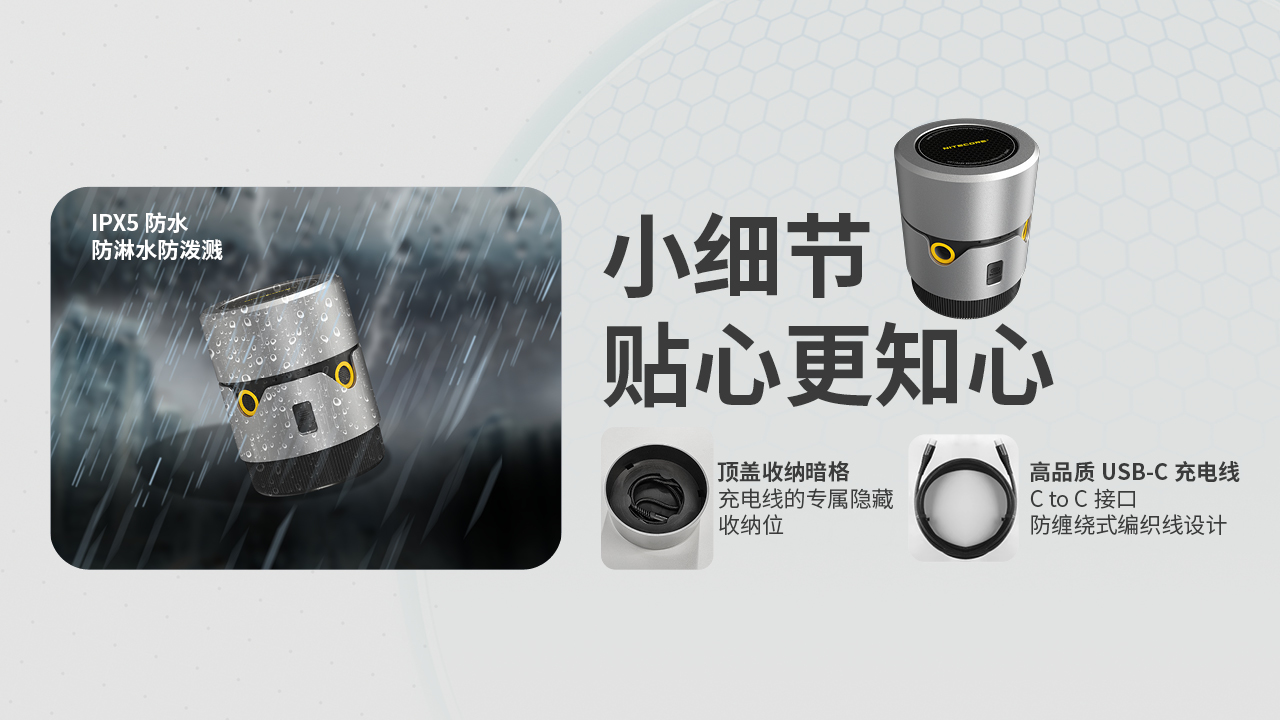 NITECORE EMR30 蚊蟲驅趕器 12小時驅蚊 超聲波驅蟲 18W快充 露營 釣魚 野營推薦