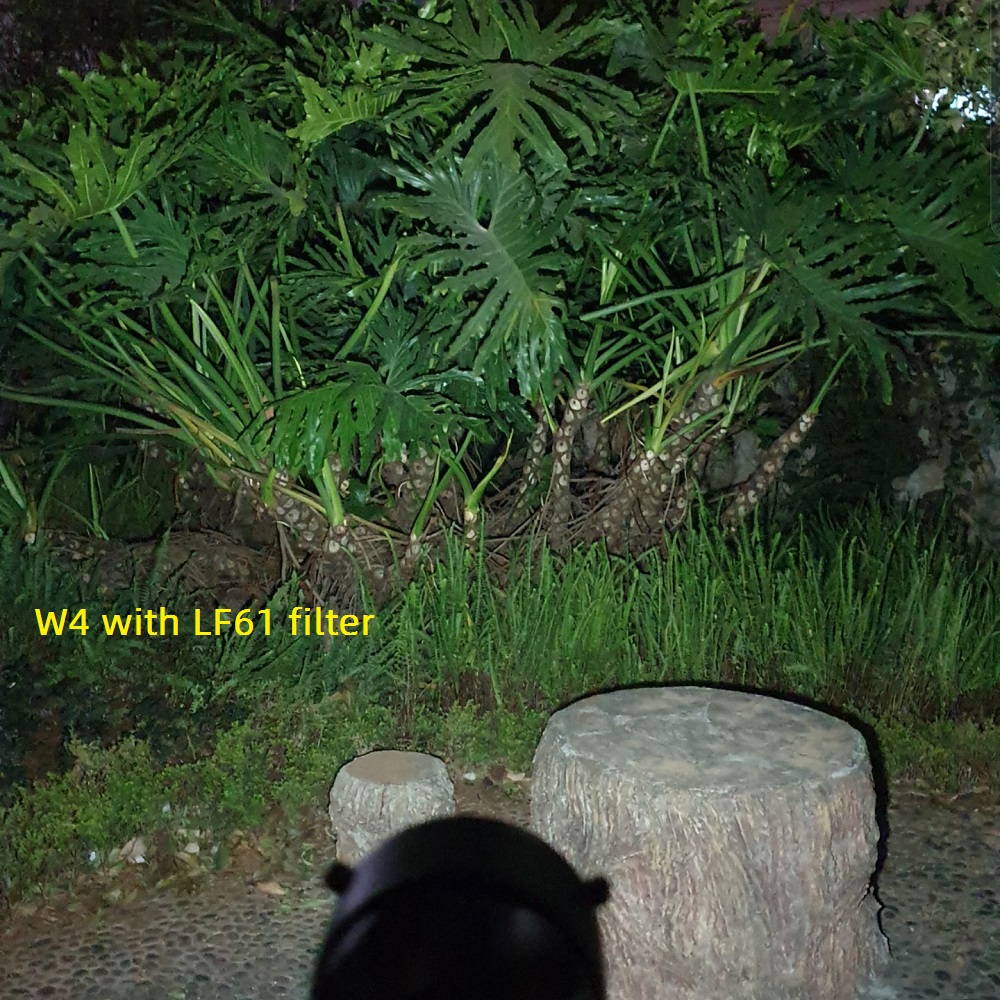WELTOOL LF61 / LF61Y 散光濾鏡 W4 PRO 通用60.5mm頭部直徑電筒