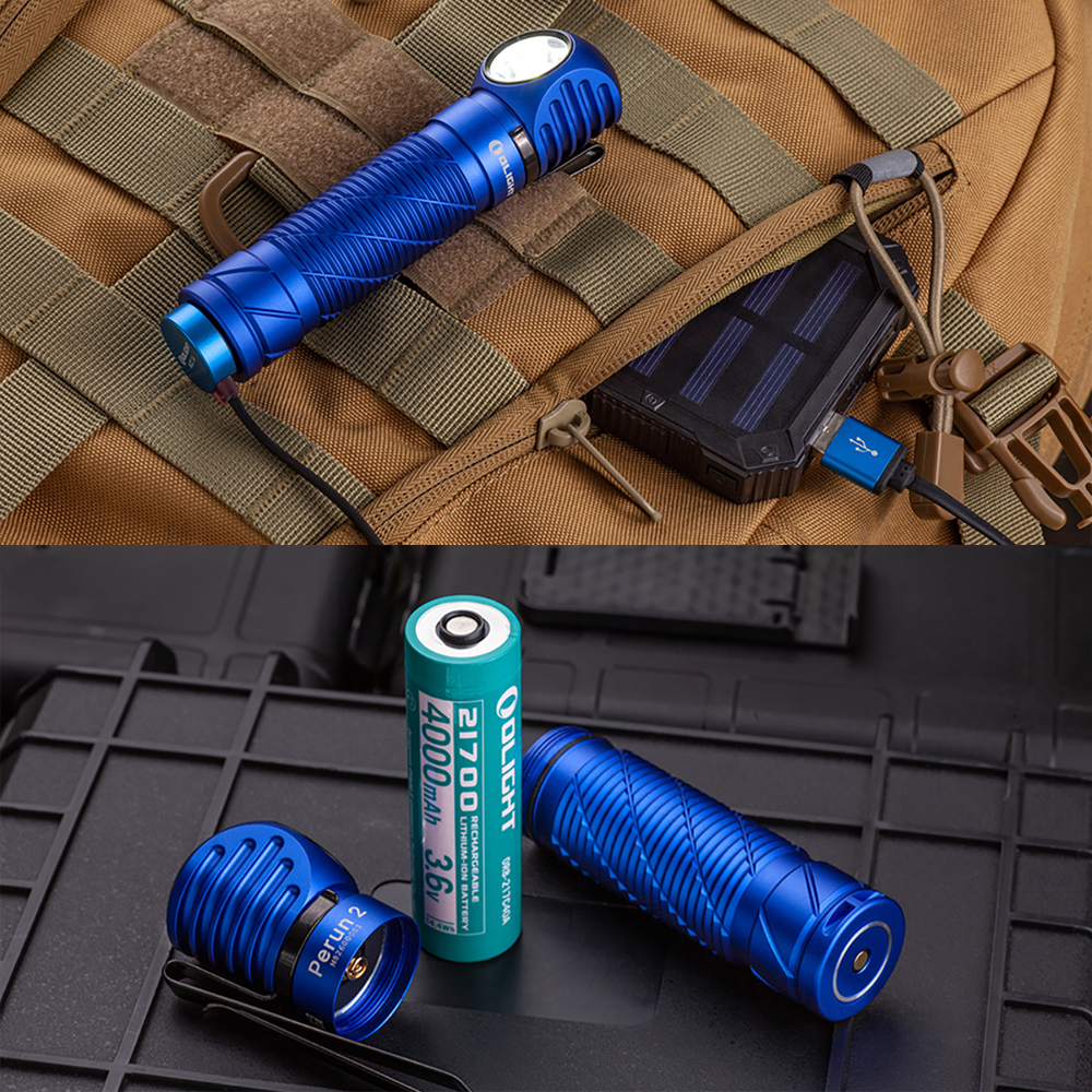 Olight PERUN 2 雷神 藍色 2500流明 L型拐角燈 頭燈 泛光 磁吸充電 21700 Olight PERUN 2 雷神 藍色 2500流明 L型拐角燈 頭燈 泛光 磁吸充電 21700