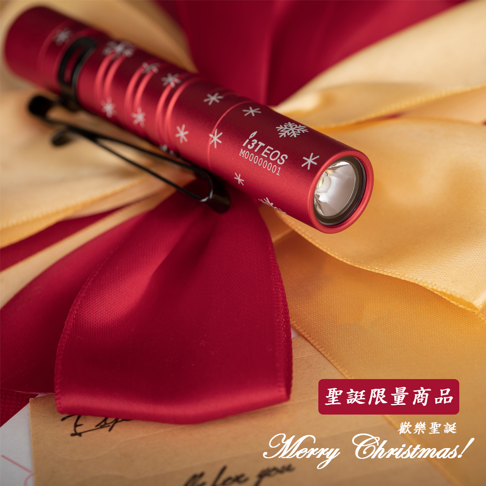 Olight i3T 雪花紅 精緻小巧筆形迷你後開關AAA EDC手電筒 防水 送禮 兩段亮度 雙向背夾 Olight i3T 雪花紅 精緻小巧筆形迷你後開關AAA EDC手電筒 防水 送禮 兩段亮度 雙向背夾