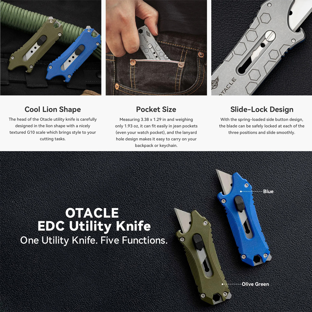 OLIGHT Otacle 五合一隨身小工具 五種工具 開瓶器/撬桿/一字螺絲刀/六角扳手