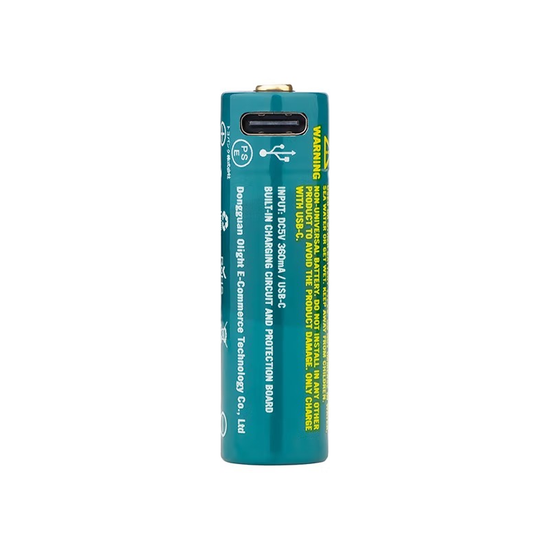 OLIGHT 14500 2.4V USB-C 可充電鋰電池 i5R專用鋰電池 限隨手電筒加購 OLIGHT 14500 2.4V USB-C 可充電鋰電池 i5R專用鋰電池 限隨手電筒加購