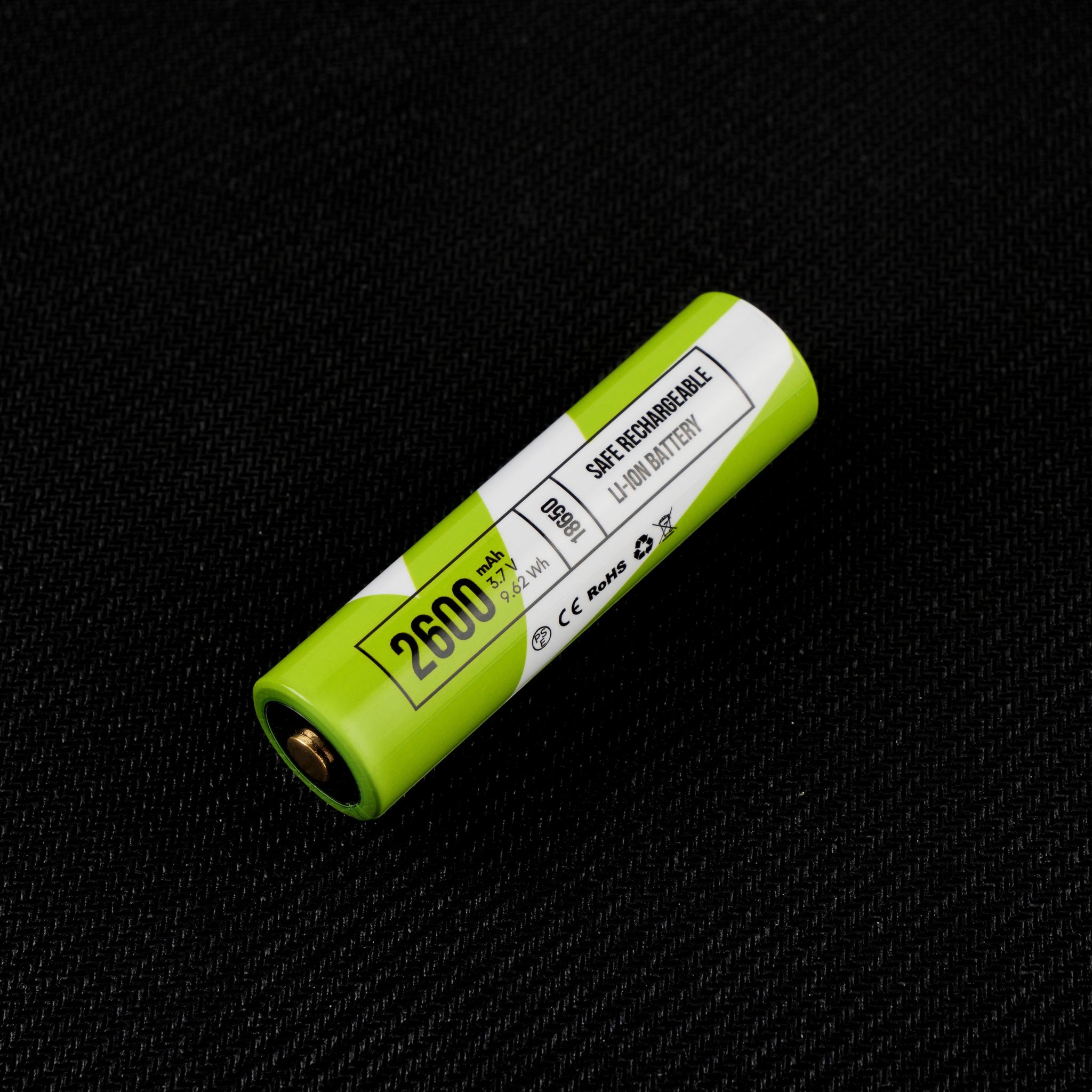 Vezerlezer 18650 2600mAh 鋰電池 積體電路保護 防止過度充電 防止短路和過熱