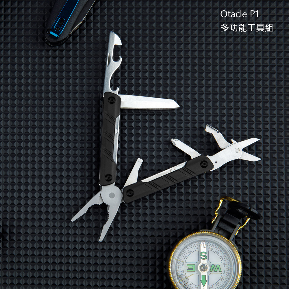OLIGHT Otacle P1 黑色 EDC多功能工具組 11合1隨行工具 開瓶器/螺絲刀/板手/尖嘴鉗