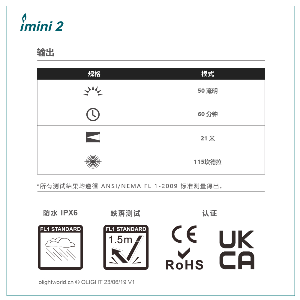 OLIGHT imini 2 50流明 EDC可充電鑰匙圈燈 USB充電 尾部磁吸 鋁合金 IPX6防水 禮品  i mini2 