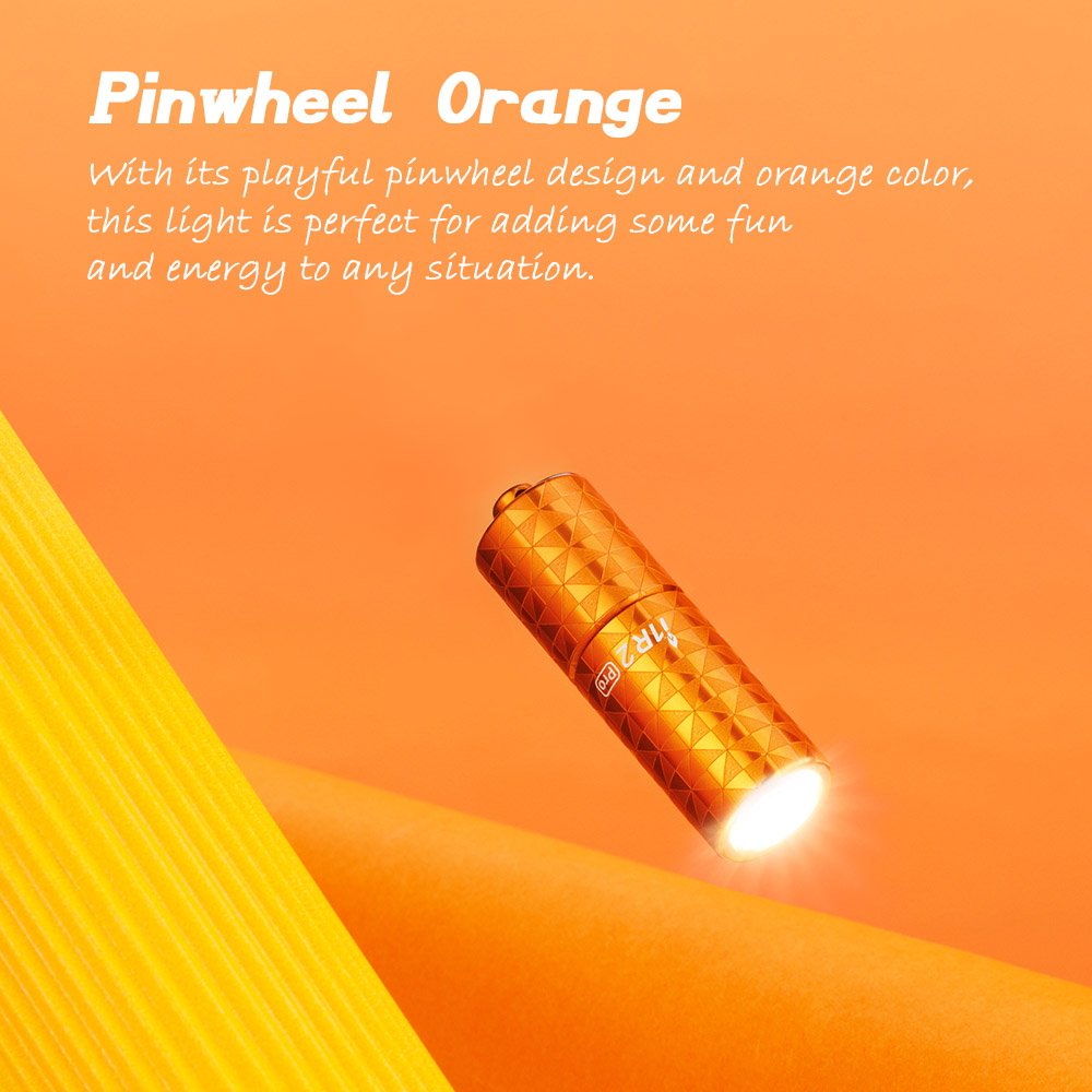 Olight i1R 2 PRO 風車橘 180流明 48米 鑰匙扣燈 旋轉調段 USB-C c 高續航 防水 高亮度