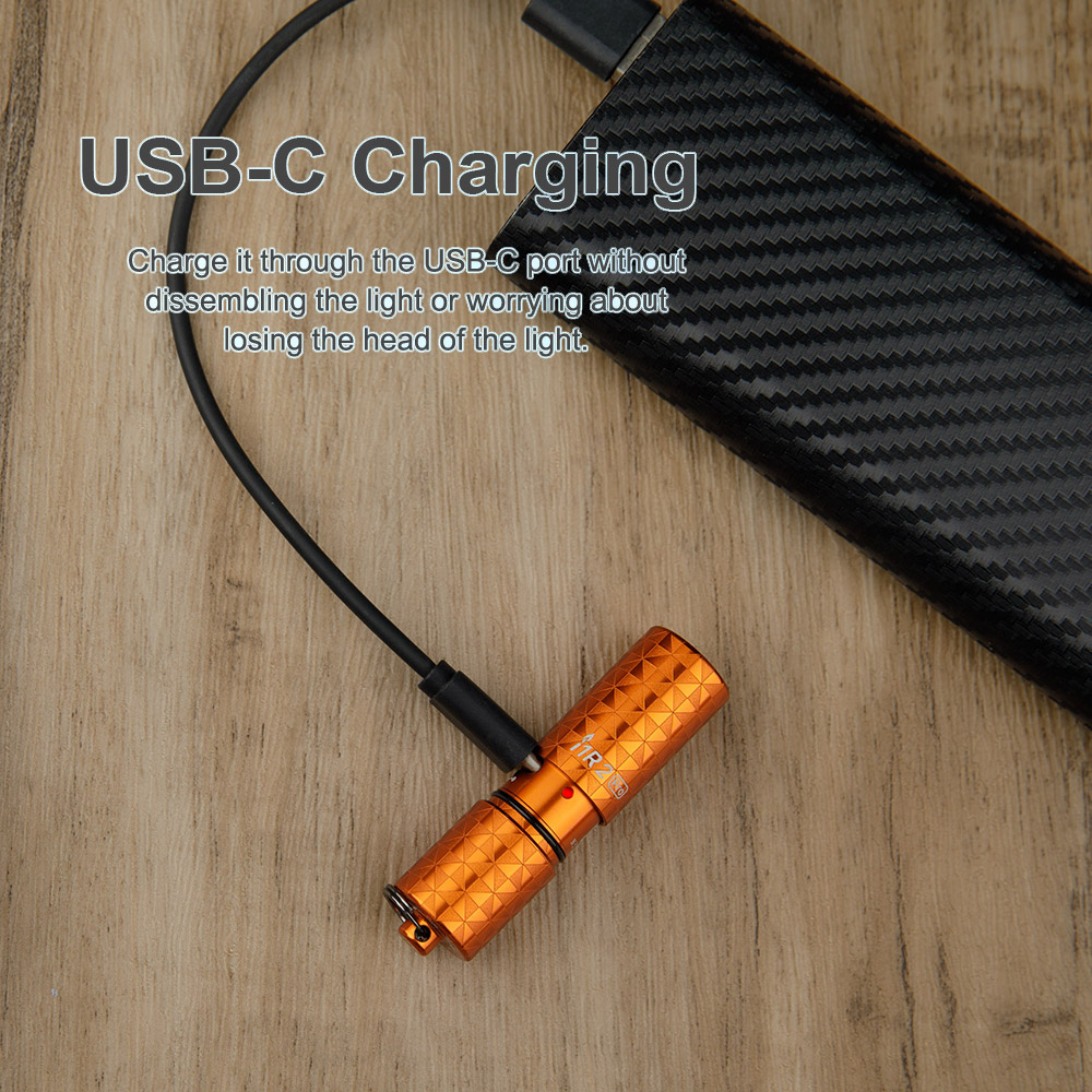 Olight i1R 2 PRO 風車橘 180流明 48米 鑰匙扣燈 旋轉調段 USB-C c 高續航 防水 高亮度