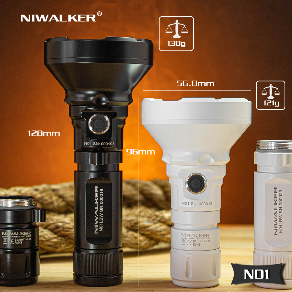 NIWALKER N01【電筒王特製版】 2100流明750米EDC手電筒USB-C可充電18350/18650 NIWALKER N01【電筒王特製版】 2100流明750米EDC手電筒USB-C可充電18350/18650