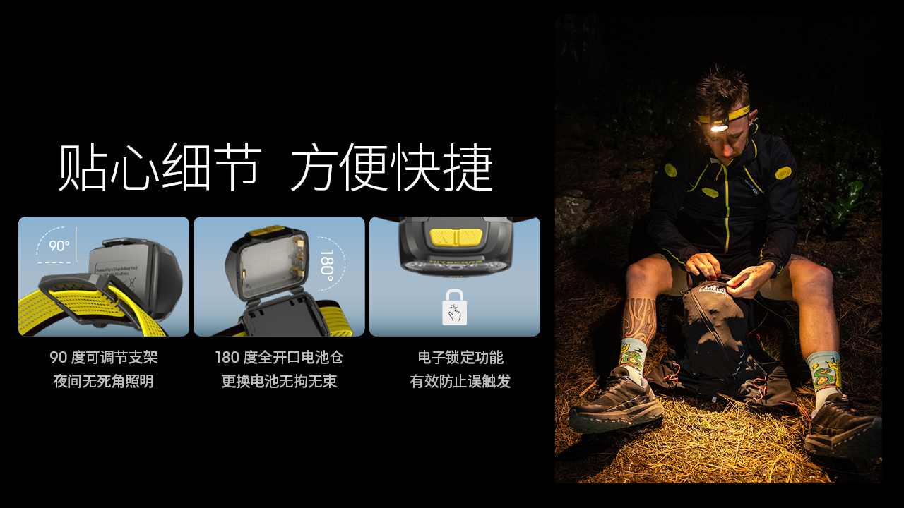NITECORE UT27 800L 800流明 160米 全能輕量頭燈 三光源 白/黃/紅 雙電源 NU25
