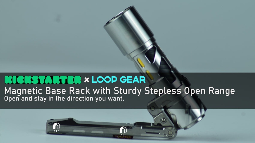 LOOP A02-TI 鈦支架 多功能工具組 雙向夾 開瓶器 刀片 撬桿 適安裝於 SK03 【獨家販售】