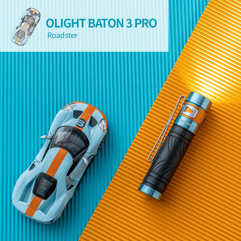 Olight BATON 3 PRO (限量 Roadster) 1500流明 175米 指揮家高亮度手電筒 磁吸充電 S2R 升級