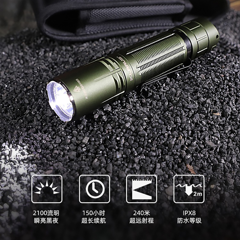 Klarus XT2CR PRO 2100流明 240米 多模式戰術雙開關 一鍵強光 一鍵爆閃 一鍵低亮 TYPE-C 18650 Klarus XT2CR PRO 2100流明 240米 多模式戰術雙開關 一鍵強光 一鍵爆閃 一鍵低亮 TYPE-C 18650