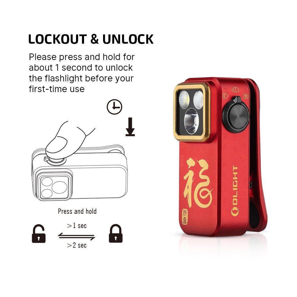 【現貨熱賣中】OLIGHT Oclip Pro (2025限量招財蛇) 500流明 120米 聚泛光+紅光 轉盤切換 夾燈 胸燈 便攜 應急照明 TYPE-C 【現貨熱賣中】OLIGHT Oclip Pro (2025限量招財蛇) 500流明 120米 聚泛光+紅光 轉盤切換 夾燈 胸燈 便攜 應急照明 TYPE-C