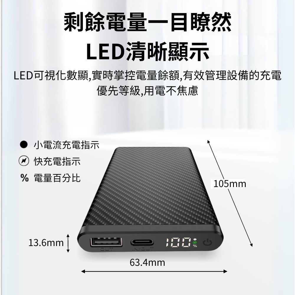 【龍虎鳳團購】KLARUS K5 10000mAh 輕量碳纖維行動電源 一體成形外殼 高強度防水 22.5W快充 157g NB10000 【龍虎鳳團購】KLARUS K5 10000mAh 輕量碳纖維行動電源 一體成形外殼 高強度防水 22.5W快充 157g NB10000