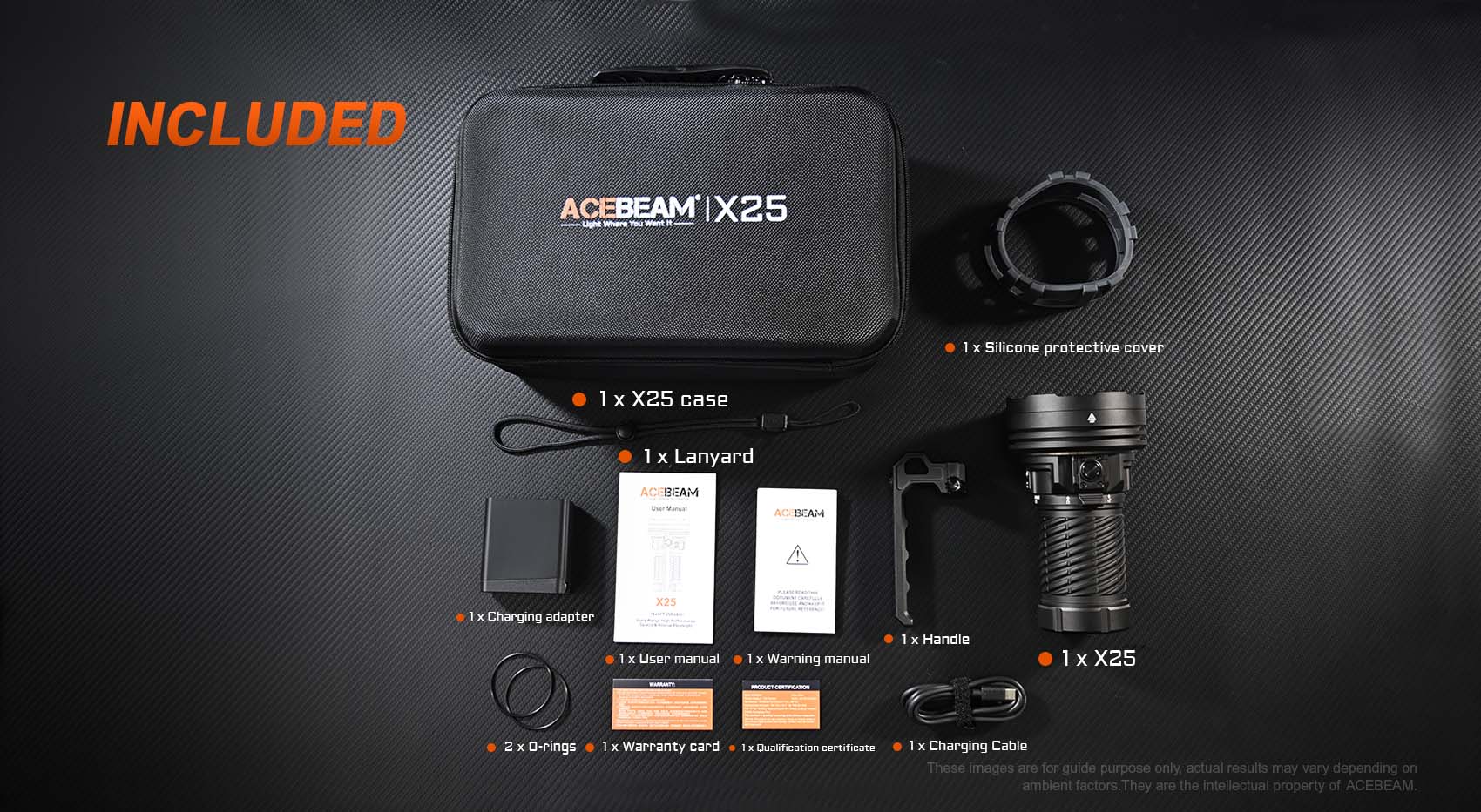 【預購中】ACEBEAM X25 22000流明 1505米 專業強光遠射手電筒 多彩氛圍燈 警示 露營 搜索 【預購中】ACEBEAM X25 22000流明 1505米 專業強光遠射手電筒 多彩氛圍燈 警示 露營 搜索