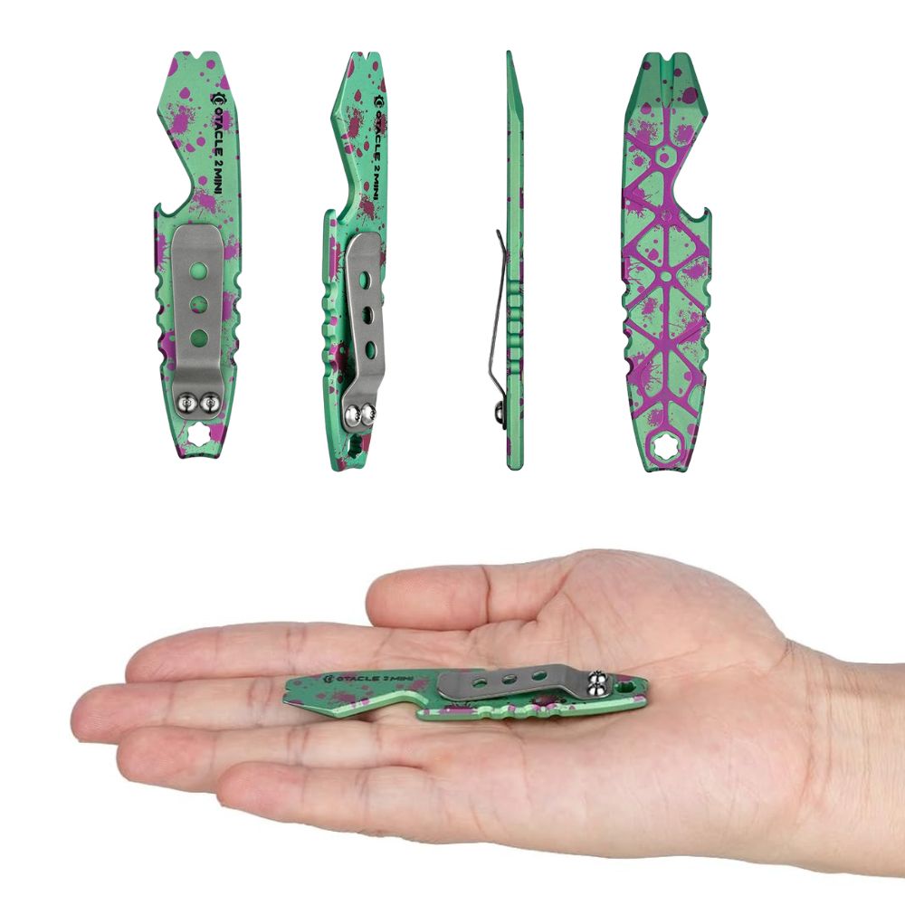 Oknife Otacle 2 Mini Ti EDC多功能鈦工具 撬桿 開瓶器 六角板手 附口袋夾 掛繩 2025新版 Oknife Otacle 2 Mini Ti EDC多功能鈦工具 撬桿 開瓶器 六角板手 附口袋夾 掛繩 2025新版