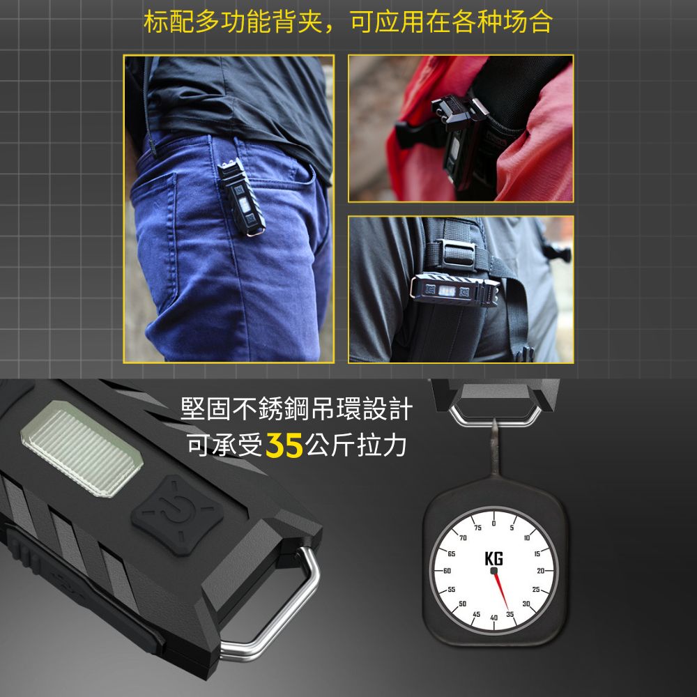 NiteCore THUMB 85流明 拇指轉角燈/帽沿燈 小巧便攜鑰匙燈 TYPE-C 2025新版 NiteCore THUMB 85流明 拇指轉角燈/帽沿燈 小巧便攜鑰匙燈 TYPE-C 2025新版