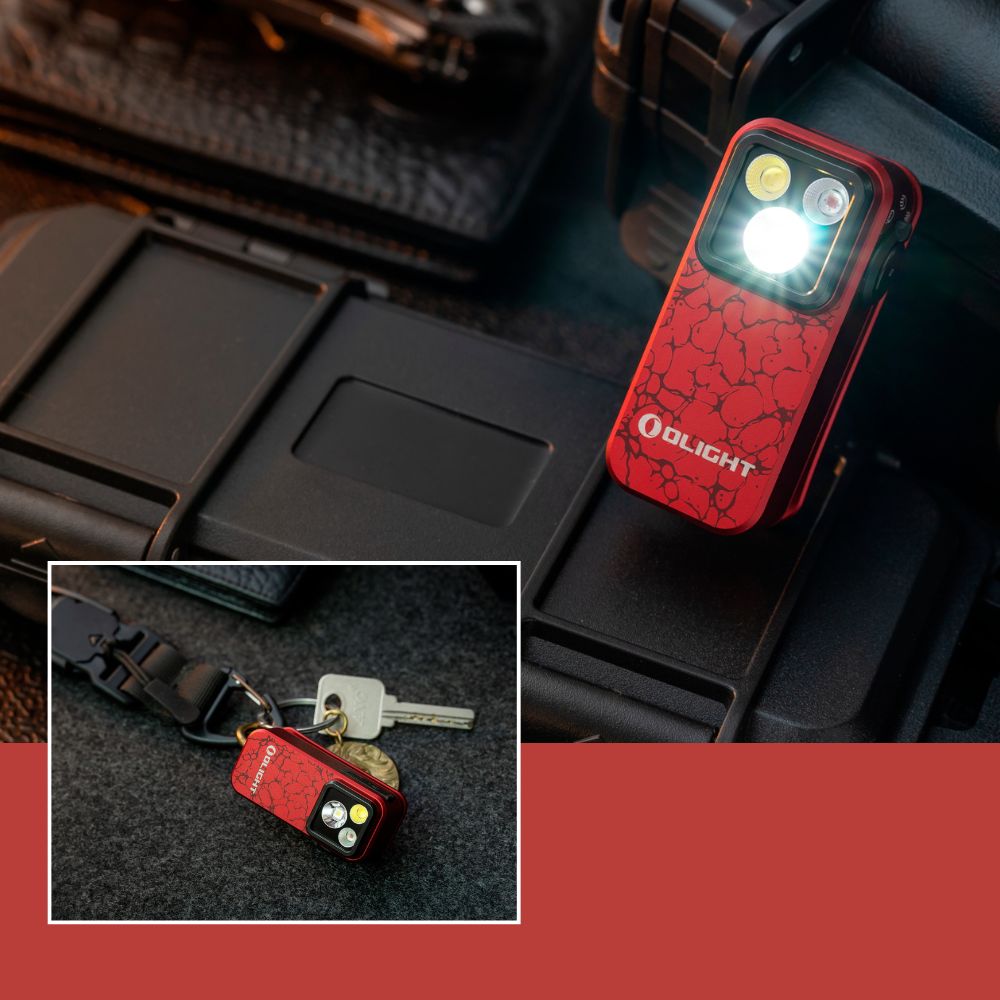 OLIGHT Oclip Pro 500流明 120米 聚泛光+紅光 轉盤切換 夾燈 胸燈 便攜 應急照明 TYPE-C
