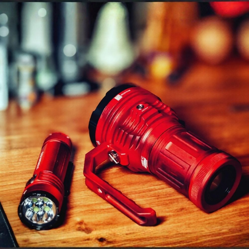 【即將到貨】ACEBEAM X50 2.0 黑紅陶瓷塗層 70.3 Hi 38000流明 PD60W 超亮LED手電筒 泛光/搜救/快充/攻擊頭