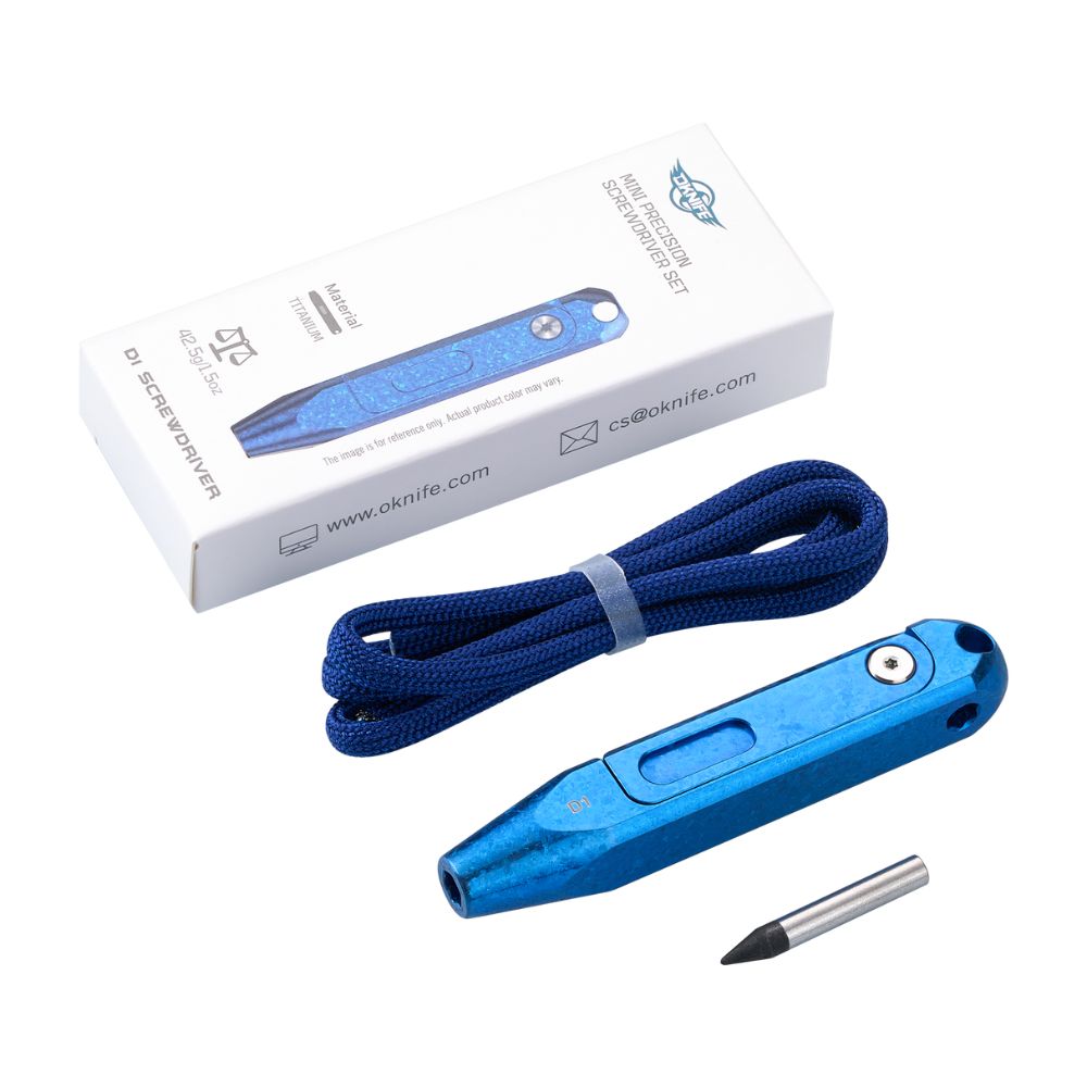 OKNIFE Otacle D1 Ti 【雪花】多功能EDC工具組 8合1迷你螺絲起子 日常維修 具磁性防掉落