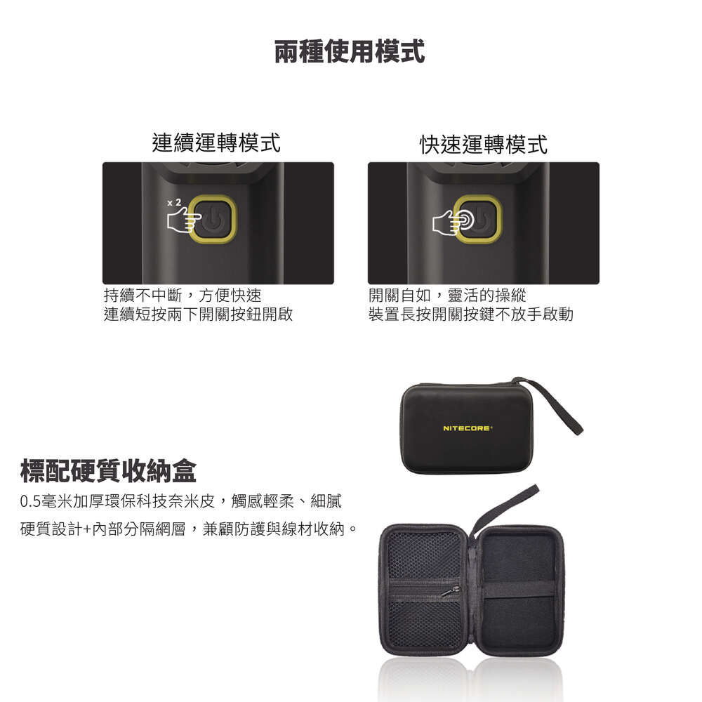 NITECORE CW20 犀利風 攝影造型風扇 口袋型強速吹塵器 無級調速 暴力風扇 圓扁雙吹嘴 攝影器材接口