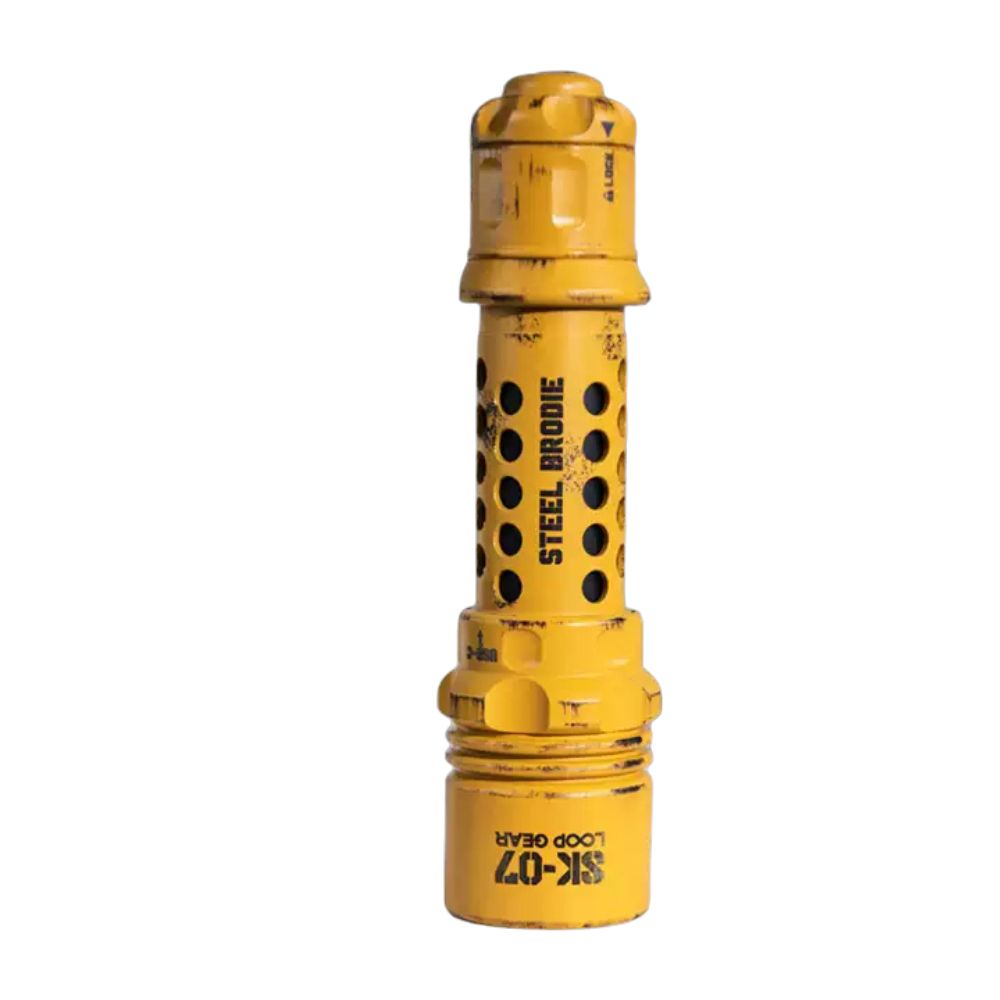 【預購】LOOP GEAR SK-07 復古軍工風(廢土黃) 戰術手電筒 2800流明 515米 TYPE-C直充