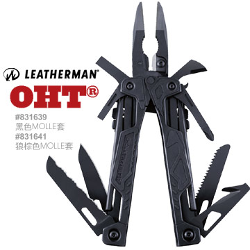 【停產】Leatherman OHT 黑色工具鉗#831641狼棕色尼龍套 【停產】Leatherman OHT 黑色工具鉗#831641狼棕色尼龍套