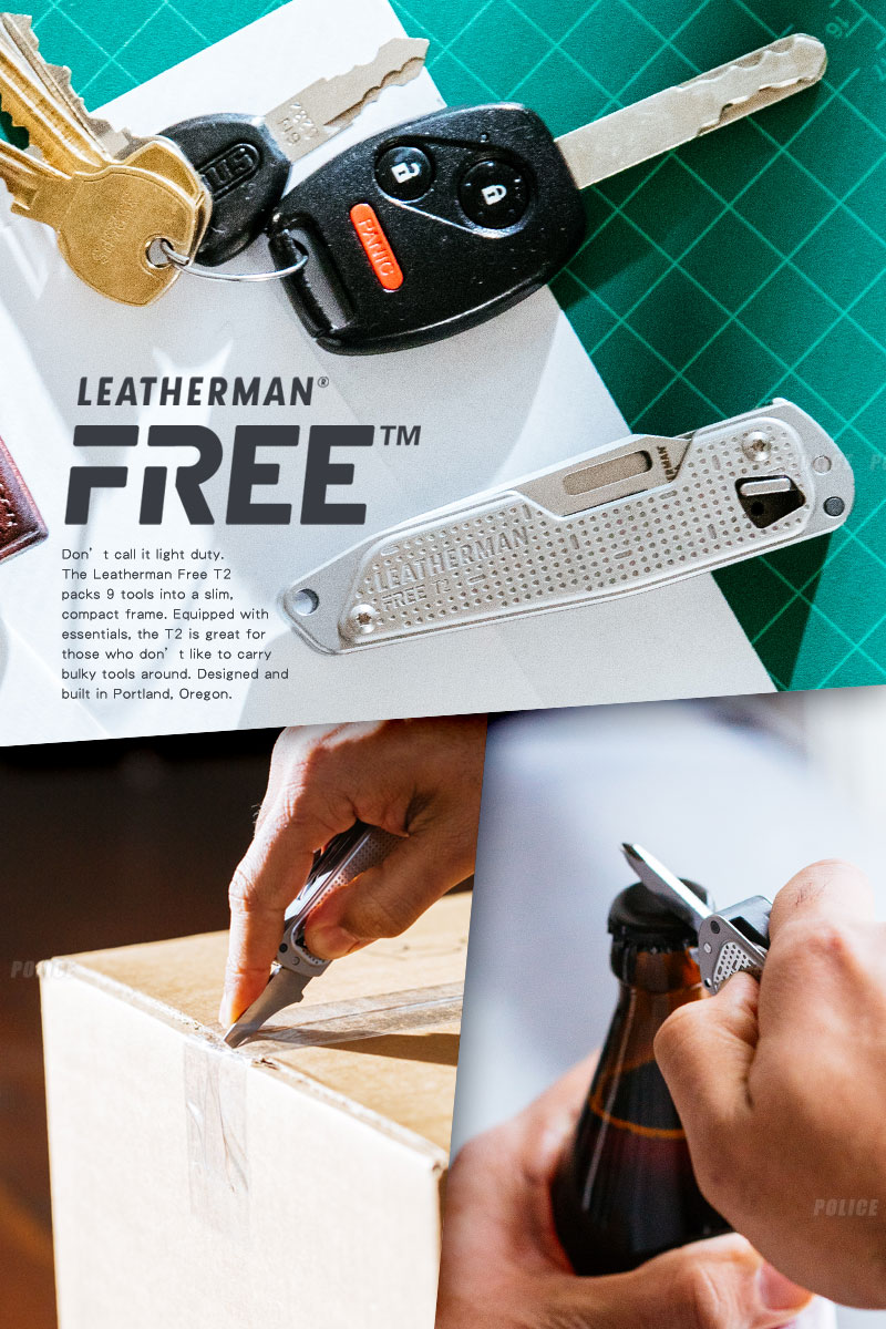 美國 Leatherman FREE T2 8式 多功能工具刀 #832682 磁鐵吸力刀具功能 小巧隨身 公司貨 保固25年 