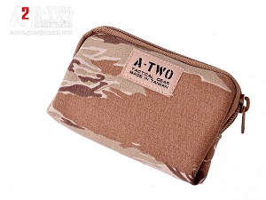 A-TWO_拉霸零錢包S【沙漠虎斑】化妝包 電池包