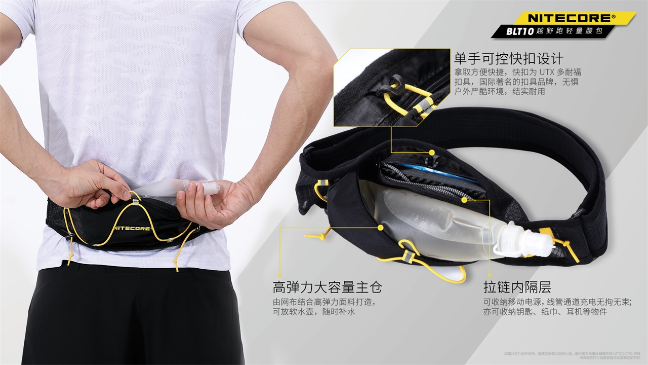 NITECORE BLT10 越野跑輕量腰包 透氣貼身 夜晚慢跑反光點 登山戶外休閒徒步騎行運動 NITECORE BLT10 越野跑輕量腰包 透氣貼身 夜晚慢跑反光點 登山戶外休閒徒步騎行運動
