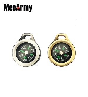MecArmy 邁可密-指北針項鍊-黃銅 復古 CMP-B 附項鍊