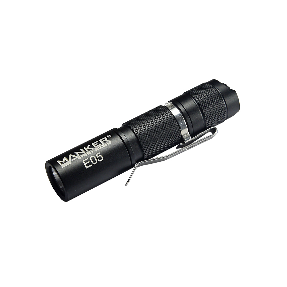 Manker E05 400流明 最遠射程200米 最大光強10000cd LED手電筒 AA/14500 Manker E05 400流明 最遠射程200米 最大光強10000cd LED手電筒 AA/14500