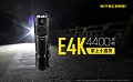 Nitecore E4K 4400流明 射程211米 USB 高亮度掌上小直筒 21700