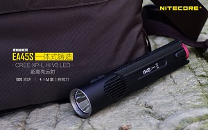 Nitecore EA45S 遠射強光一體式1000流明 掌上探照燈 4*AA