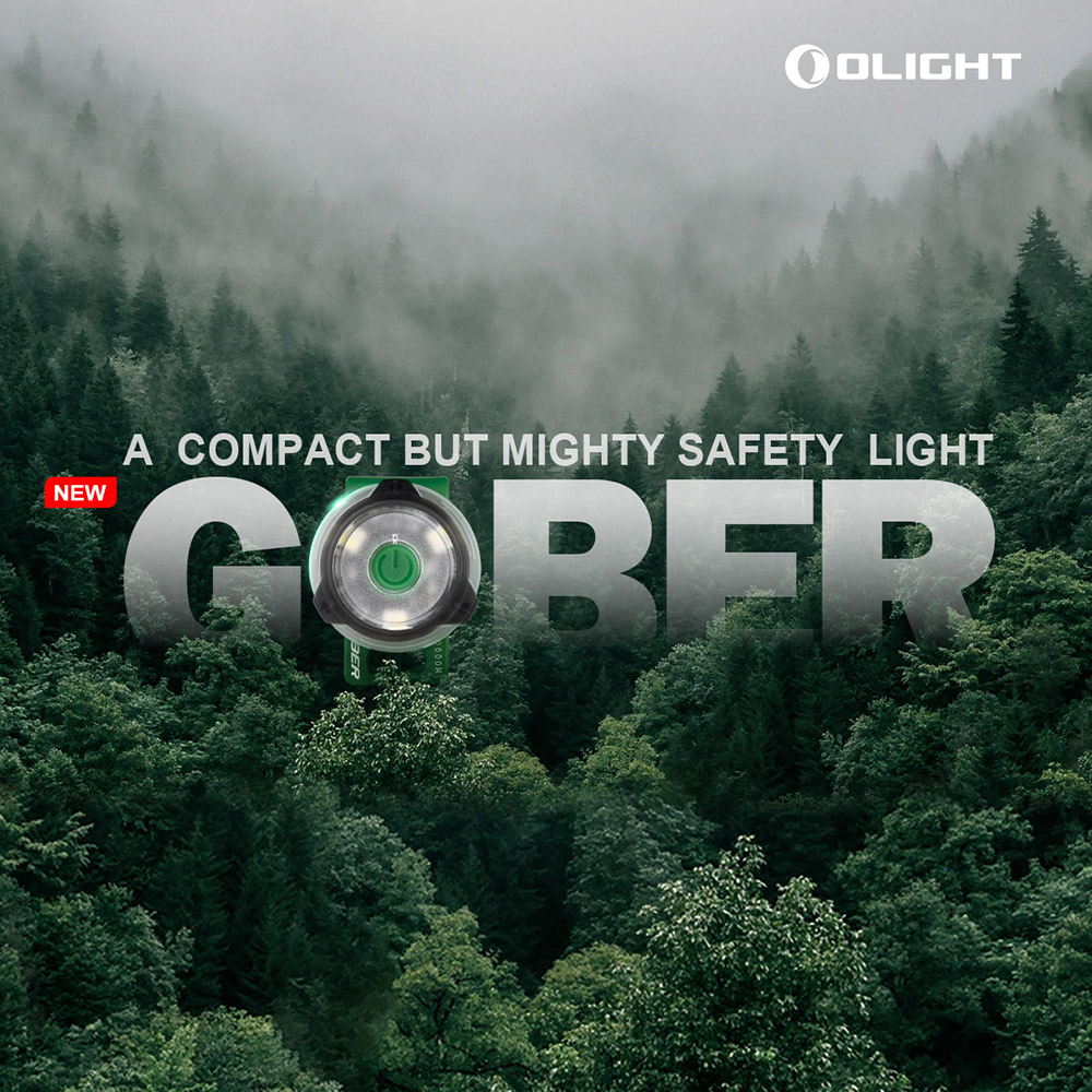 Olight Gober 綠色 安全警示燈 兼容Air Tag 極輕量16公克 USB-C