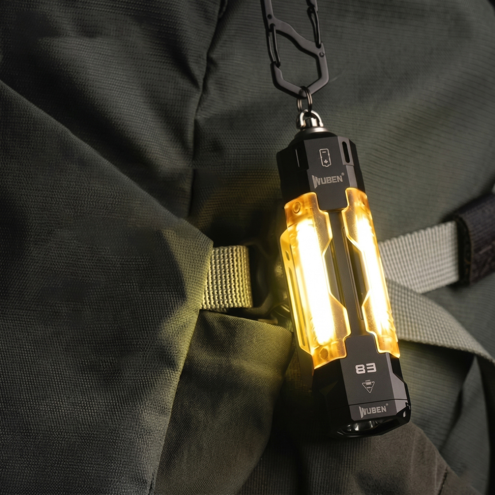 WUBEN E8 三光源強光手電筒 専屬配件-M4鑰匙扣