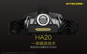 Nitecore HA20 一體成型頭燈 釣魚燈 300流明 可旋轉 AA*2 Nitecore HA20 一體成型頭燈 釣魚燈 300流明 可旋轉 AA*2