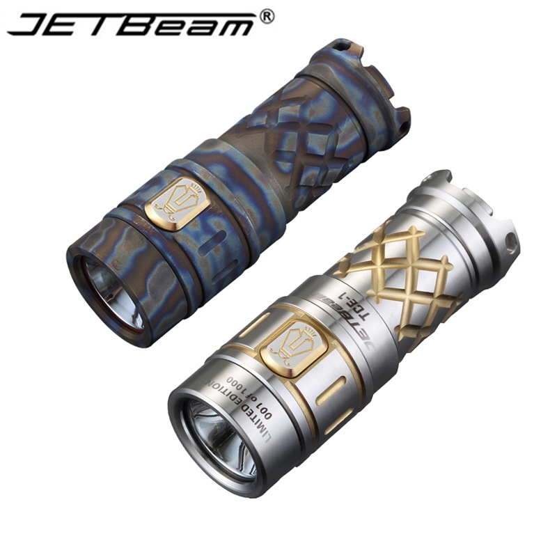 全球限量 JETBeam TCE-1 燒鈦版 鈦合金 600流明 16340 