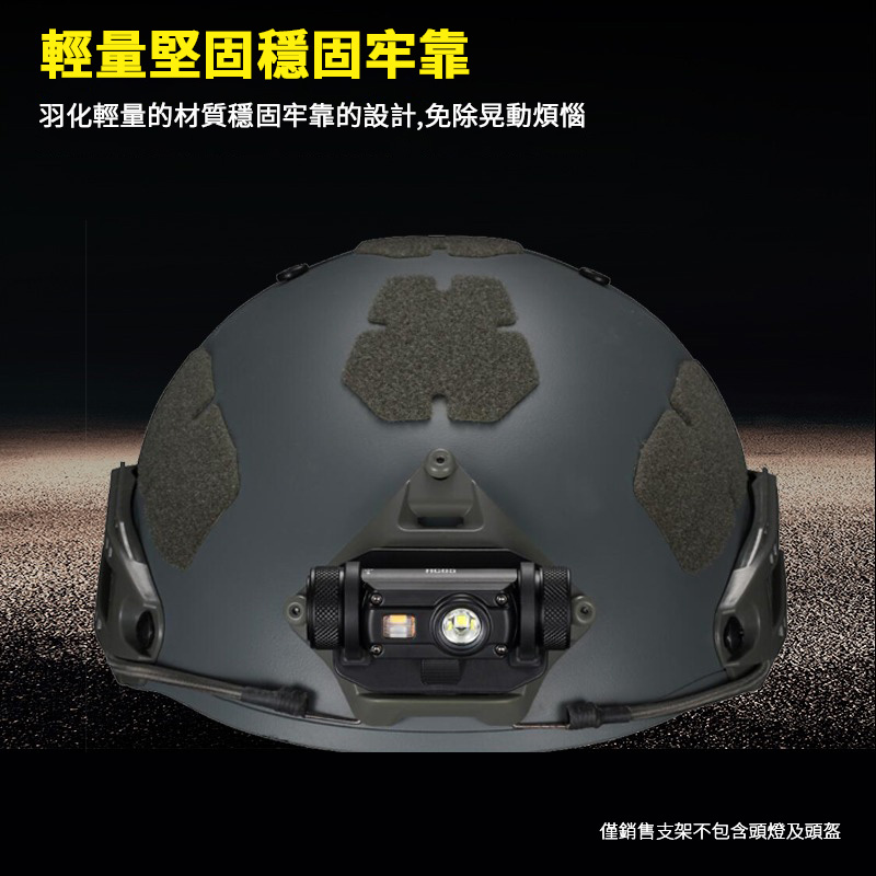 NITECORE 頭盔專用支架 頭燈變頭盔燈使用 適用型號: HC68/HC65/HC60 Wuben H1