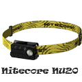 NITECORE NU20 白光 羽量級便攜式頭燈 USB直充 360流明 含USB線 路跑燈
